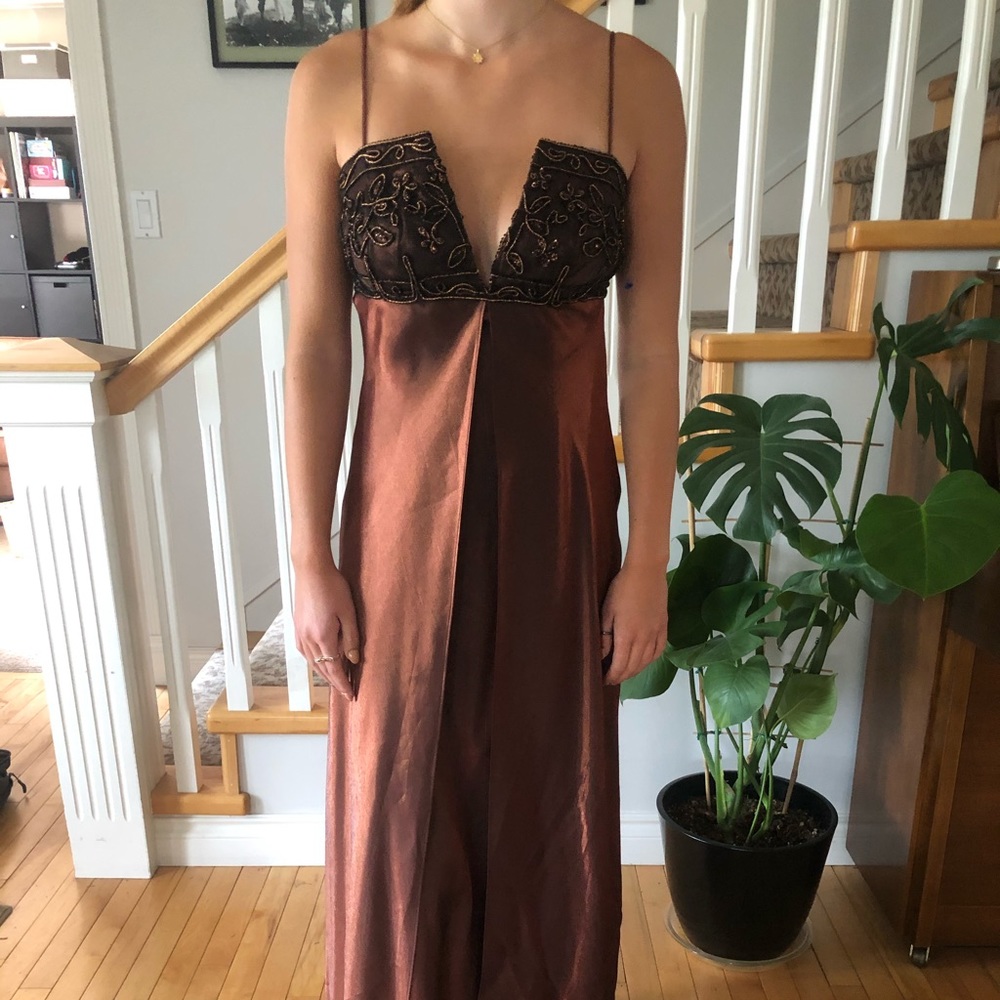 Morgan and Co Copper Grad/Prom dress